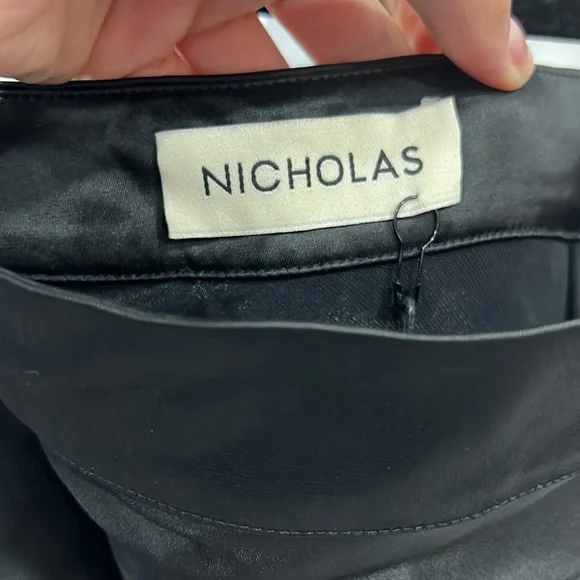 NICHOLAS Dierra Maxi Skirt With Slits in Black - Picture 6 of 10